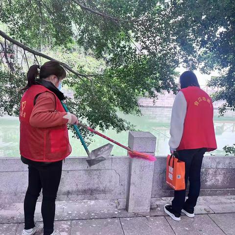 【义洲街道浦西社区】台江区义洲街道浦西社区开展巾帼护河队巡河护河活动