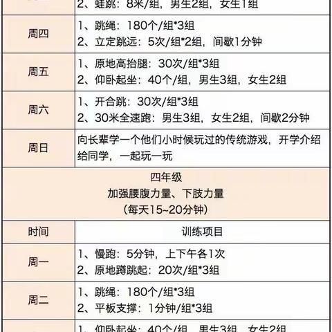 2024年乌苏市第四小学暑假综合实践作业清单