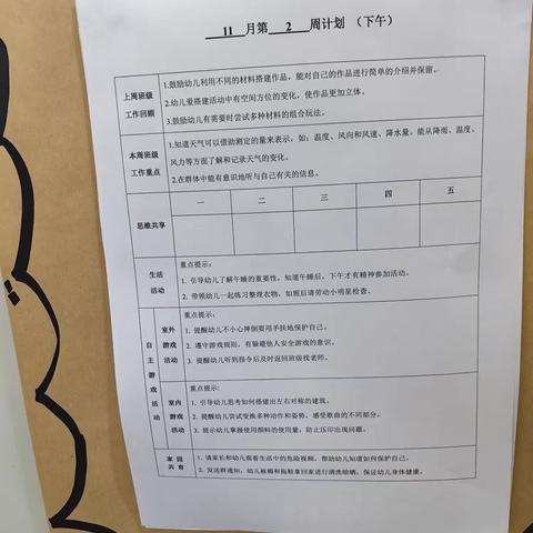 大兴五幼中二班室内活动