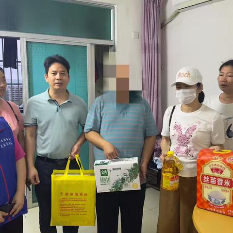 2024年美兰区白龙街道开展“平安关爱”走访工作