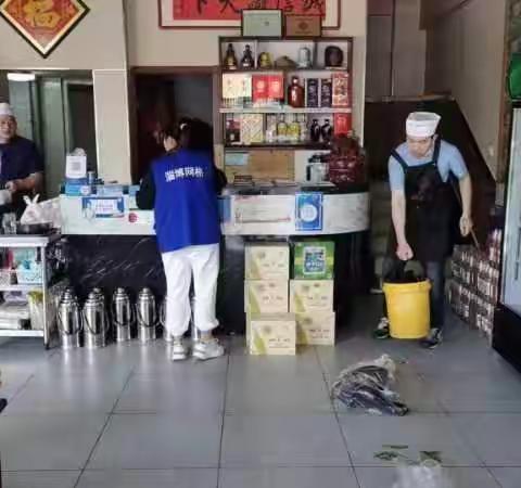 【齐林家园社区】“蓝朋友”筑牢食品防线  保障舌尖安全