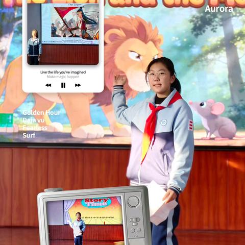 【和合四十·和谐教研】 声情并茂展风采 故事舞台绽光芒——临沂第四十中学本部小学部英语故事分享会