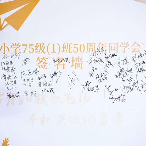 金乡小学75级(1)班50周年同学会