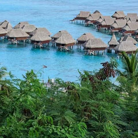 大溪地 - 2（Moorea岛：法属波利尼西亚最美丽的岛屿之一）