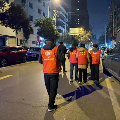 元宵守夜护平安，禁放巡查筑防线-金光门社区