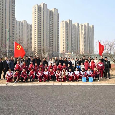 “植”此青绿 共“树”未来——灵璧县鹿鸣学校举行植树节系列活动