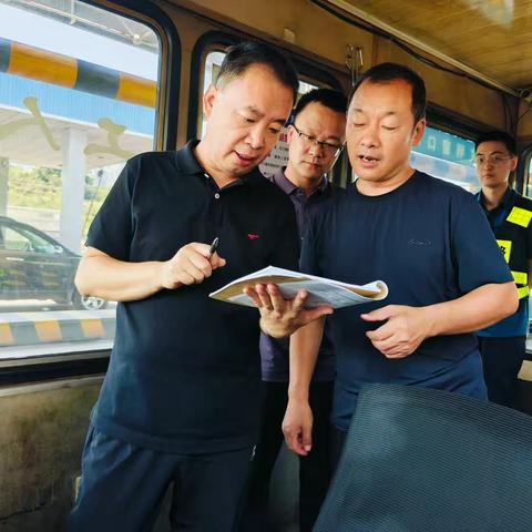 分局督导组莅临石城公路超限检测站督导检查工作