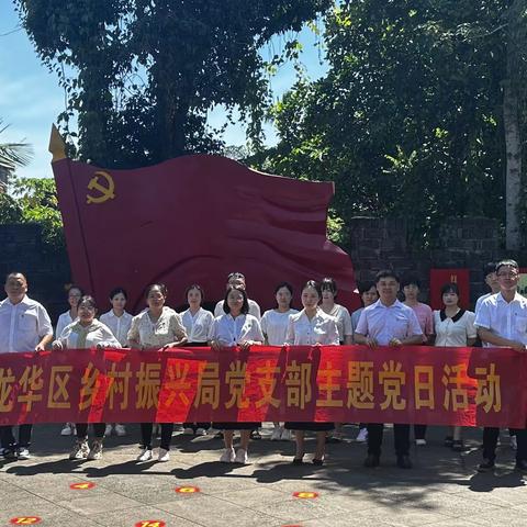 海口市龙华区乡村振兴局开展庆“七一”学习主题党日活动