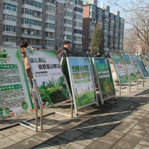 携手植绿护绿，共建美丽溪湖 ——溪湖区住建局开展植树节宣传活动