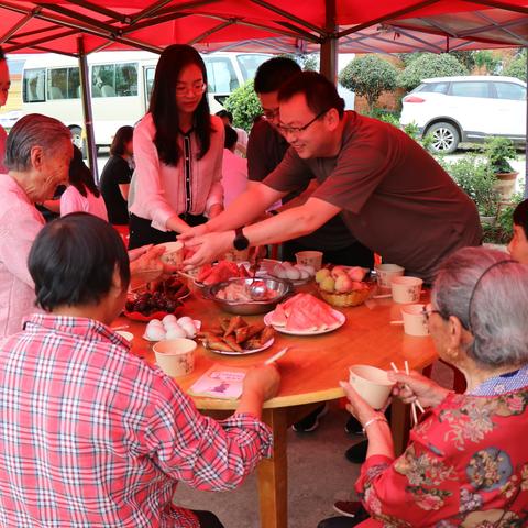 槐店乡槐店村开展端午节“支部联支部”饺子宴活动
