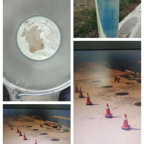 石林阿米巴认真开展罐底水杂抽排工作