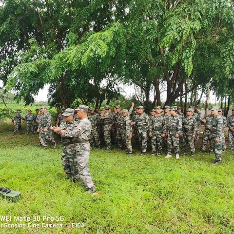 三才镇人武部基干民兵开展手榴弹投掷训练