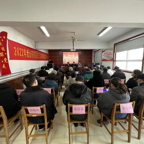 西三庄街社区2022年度党建工作年会