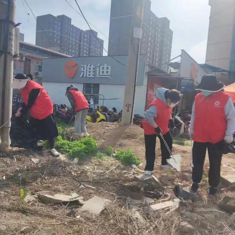 大营镇永乐社区开展“整治环境卫生”活动