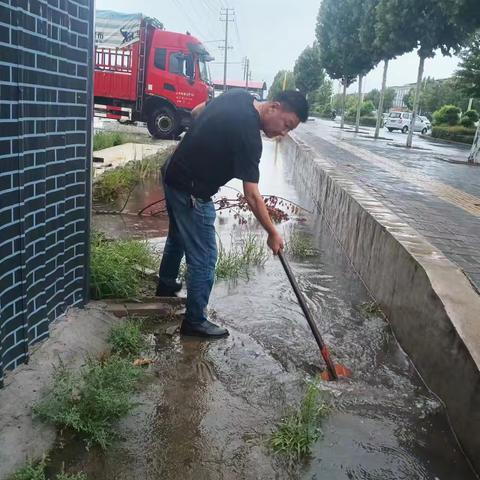 龙山街道：闻讯而动，打好防汛“主动仗”