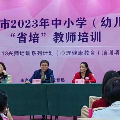 外学内盈，锚定前行         ——十堰市2023c113兴师计划（心理健康教育）“省培”项目