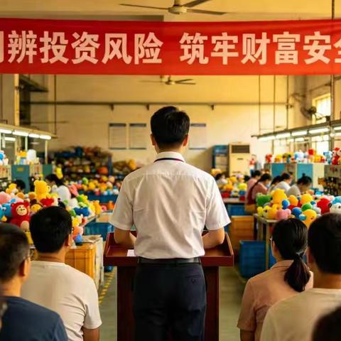 明辨投资风险 筑牢财富安全——中国银行安康火车站支行金融消保宣传走进玩具厂
