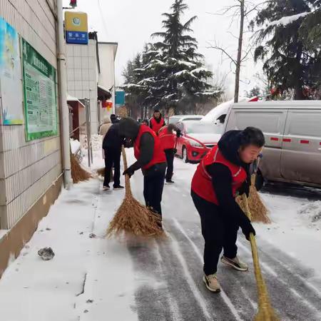 扫雪除冰，水利人在行动