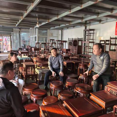 药山街道联合区商务局走访调研辖区重点市场