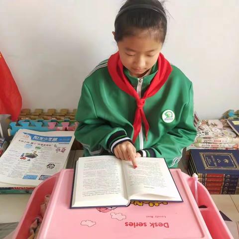 读书成为习惯，书香伴我成长—海区依林小学五年级二班寒假读书活动