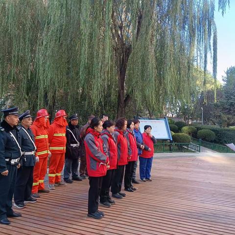 『消防🚒演习，安全“同”行』——长治市御林家园消防演习