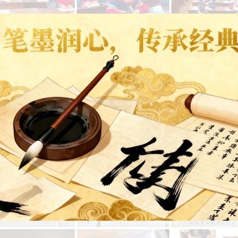 “笔墨润心    传承经典”  —— 信钢学校小学部书法大赛