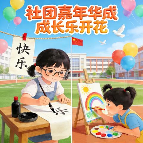 社团嘉年华，成长乐开花 ——2025年秋期信钢学校小学部 素质拓展社团展示