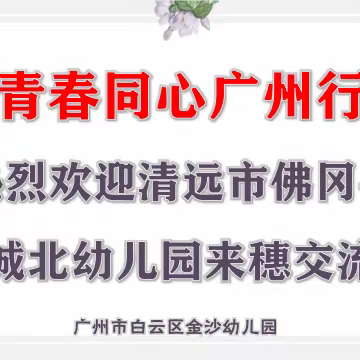 “同心共研助成长”---清远市幼教同行来园交流学习活动