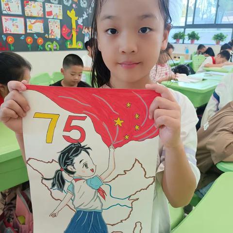喜迎国庆 祝福祖国——梅园小学二（3）智慧果中队国庆节系列活动