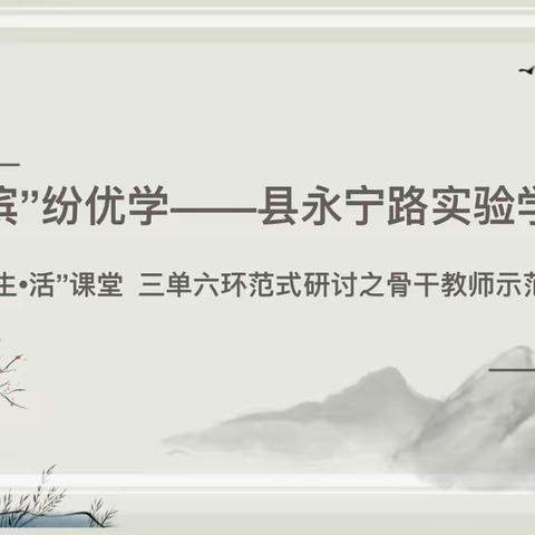 骨干教师示范，交流共话成长——永宁路“教学常规达标月”暨校本研修活动