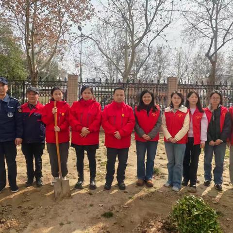 【科技之春宣传月】植此青绿，共筑美好家园——二〇四所社区植树节主题活动