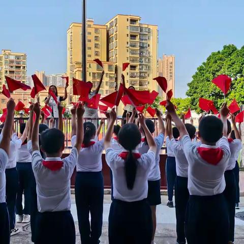 童心同梦 喜迎国庆——坦洲镇同胜小学开展迎国庆系列主题活动