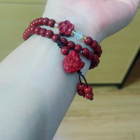 朱砂款首饰装饰品，辟邪保平安系列