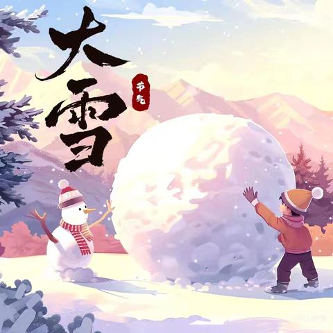 大雪已到，岁末将至。 光阴缓缓，顺问冬安。