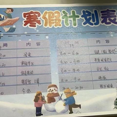 兔年贺岁•快乐寒假——宁武实验小学三年级九班朱朵