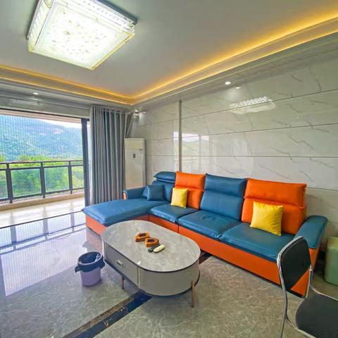 从化望谷美庐欧式豪华3房4床公寓（带温泉池+自动麻将机+厨房）