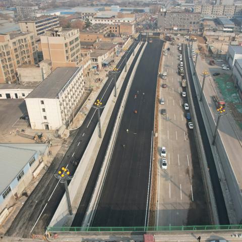 泾河新城泾高城市通道项目实现全线贯通