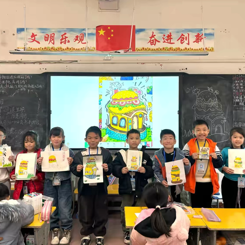 小小笔触，大大梦想——大安镇中心小学一年级创意绘画社团1班学期总结
