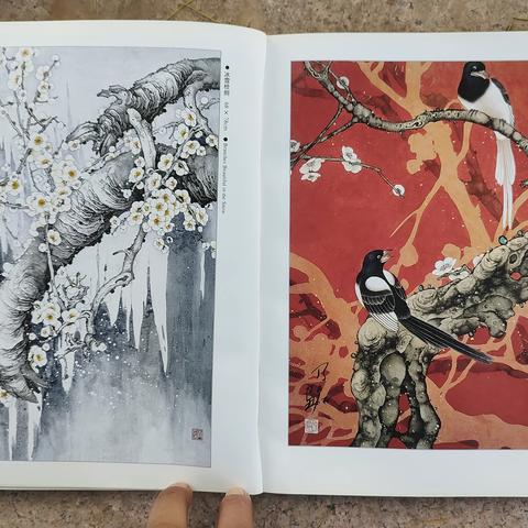 何乃磊梅花100幅2000年第一版