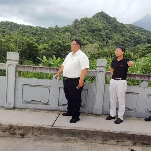 五指山市市级河长、常务副市长贾鹏赴水满河开展巡河调研工作