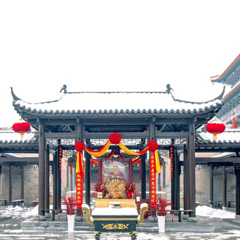 圆照寺春雪