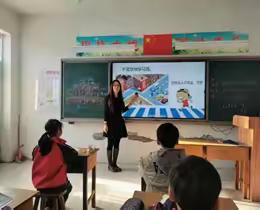 邱庄子小学交通安全日活动