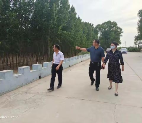 县教育局领导深入中堡镇学区检查指导学生防溺水工作
