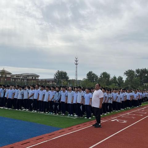 启航新学期    筑梦新征程———睢宁县第二中学东校区新学期升旗仪式