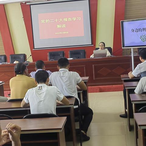 龙密村委会开展“身边的刑法知识”