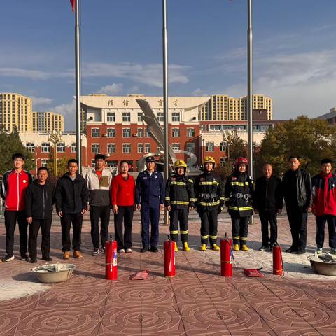 临河一中成功举办2024年 ‍消防与突发事件紧急疏散演练