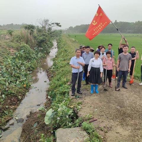 抱罗镇振联村开展“世界水日”“中国水周”暨“六水共治”主题党日活动