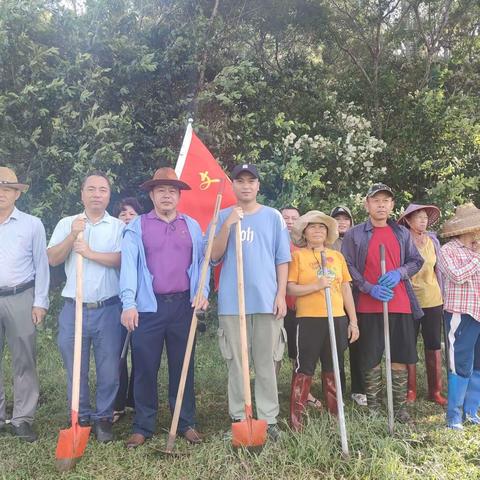 振联村“迎七一、拾牛粪、清水渠”主题党日活动