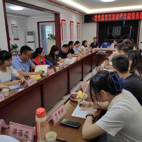 青年社会事业部党支部赴画展街社区开展“我为群众办实事”主题党日活动