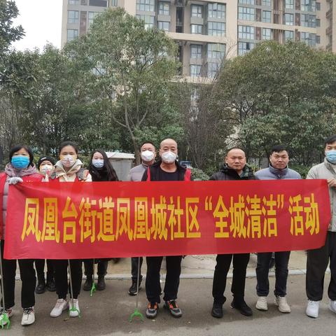 凤凰城社区开展全城清洁志愿服务活动